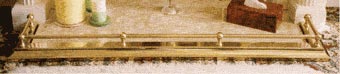 low-fender-3 Low Level Fender in Burnished Steel with Solid Brass collars.